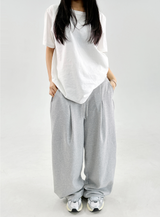 2000SOLD❤SIDE-PINTUCK PANTS