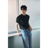 [Muscle fit] クールカーブハーフTシャツ(ブラック)