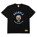 EXAMPLE カレッジBBベア半袖Tシャツ