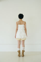 VANILLA TERRY PUMPKIN PANTS (CREAM)