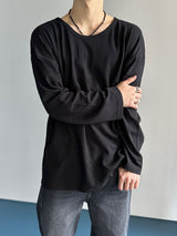 Module ベーシックワッフル Uniqlo ロングスリーブ 4C