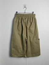 Pintuck Twill Bermuda Pants 3C
