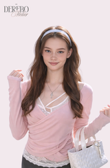 ヘイズランジェリーレイヤードTシャツ