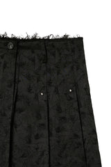 jacquard skirt (black)
