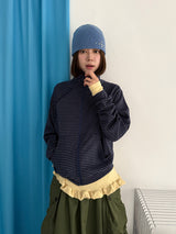 stripe zip up 