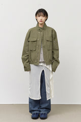 (W) Sage Wrap Skirt