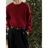 [Unisex] Angora cable knit(4color)