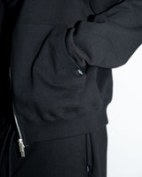 BDM Hoodie Zip Up Jacket Black