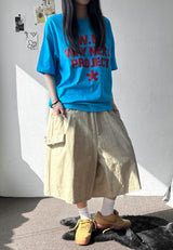 Hotstern Sun Embroidered Cotton Bermuda Shorts 3color
