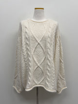 Rolling Cable Overfit Knit