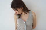 T/T Soft sheer knit vest - gray