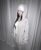 garden set hood zip-up (2colors)