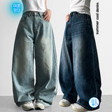クールベーシックサマーロングデニムワイドパンツ [Choose short and long]
