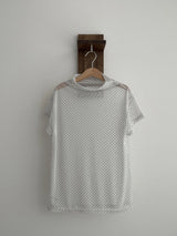 ドットシースルーTシャツ