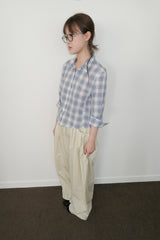 pocket pintuck wide pants