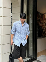 One four peaked stripe shirt