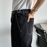 LMN KIKO Bizo Two Tuck Wide Denim Pants (4 colors)