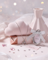 [tripleS Lynn Necklace] Pretzel Collarbone Necklace - Silver Color