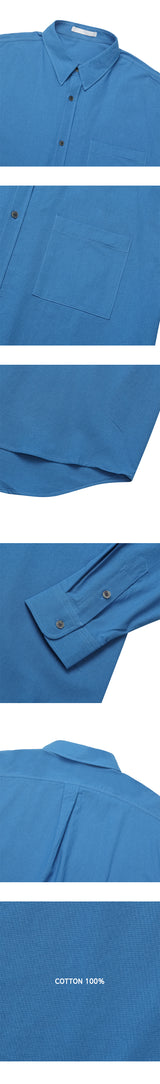 [S/S] リネンルーズフィットポケットシャツ (8color)