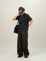 TT Layered Point Henry-neck Half T