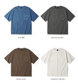 26SS★ Twos Pocket Pigment Short Sleeve T-shirt