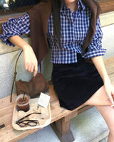 Work Corduroy Pocket Skort Pants
