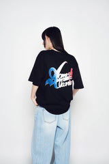 25SS フレンチスクリプトロゴショートスリーブTシャツ ブラック