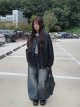 Skim Brush Washing Wide Pants