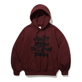 Scribble Paint Hoodie (Burgundy)
