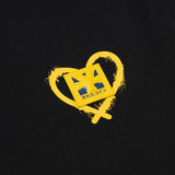 DirtyCoins Patch In Heart T-Shirt Black