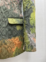 World' Wrap Printed Jacquard Suit