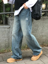MALLORCA WIDE DENIM PANTS