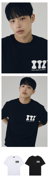 ITZ MINI LOGO T SHIRT - BLACK