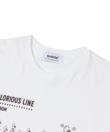 グロリアスラインTシャツ オフホワイト