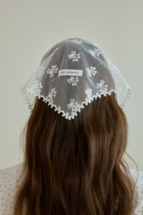 DARLING RIBBON LACE KERCHIEF