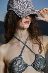 WOOD BIKINI-KHAKI
