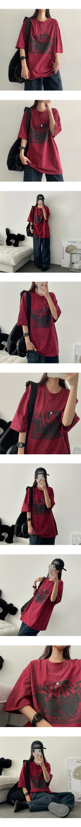 ルーディンボックスショートスリーブドtシャツ