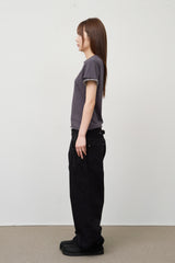 Loast Black Wide Denim