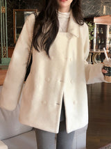 #Snow Boucle Double Half Coat