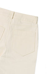 Cotton chino pants_cream