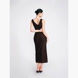 Olivia Dress in Espresso