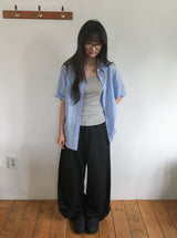 [unisex] Kento One-Tuck Balloon Wide Slacks