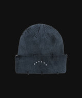 F****D SIGN BEANIE DAMAGE -SHADOW BLACK-
