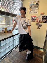 ユニコーンタイフォリンガークロップショートスリーブ ヘザーグレー