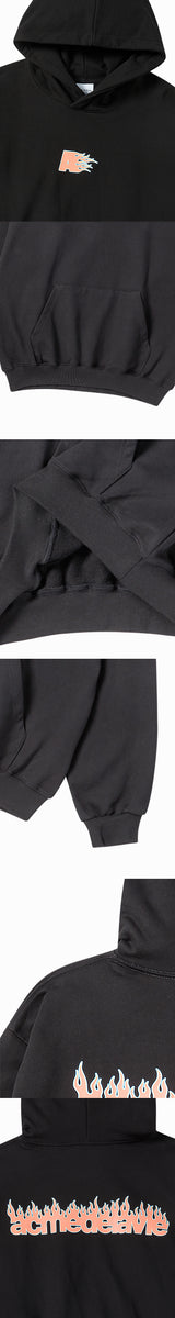 25FW ADLV FIREWORKS LOGO HOODIE BLACK