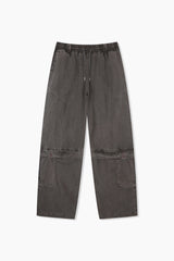 Ash pigment vintage cargo pants