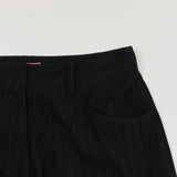 SHIRRING LONG PANTS BLACK