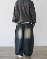 CROSS DEEP DENIM PANTS YB