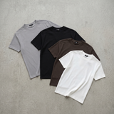 Vertical Ribbed Cropped Tee