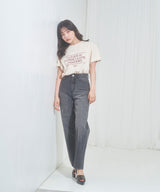 UNISEX メッセージエンブロイダリーT